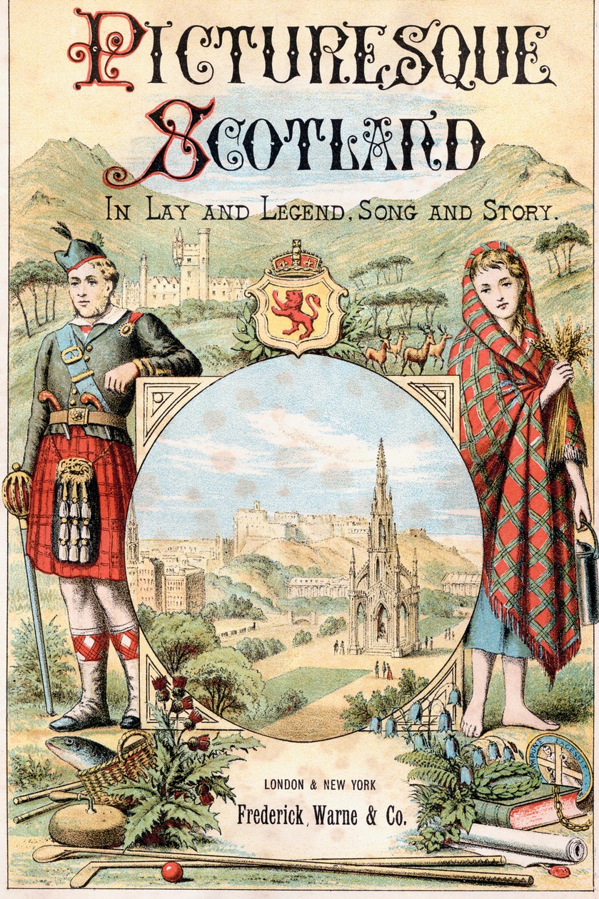 Frontispice till boken Picturesque Scotland Its Romantic Scenes and Historical Associations av . .