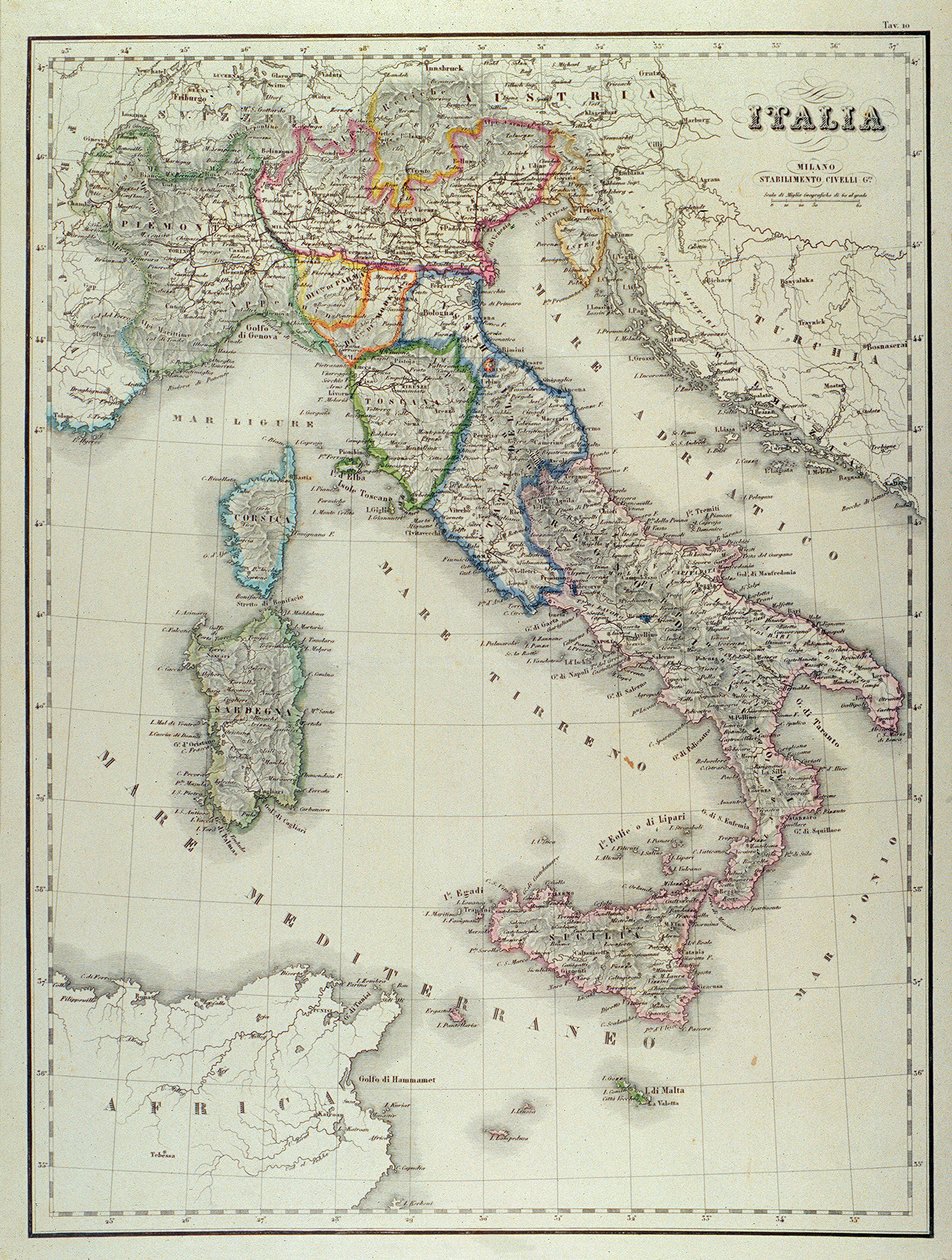ITALIEN 1858 av . .