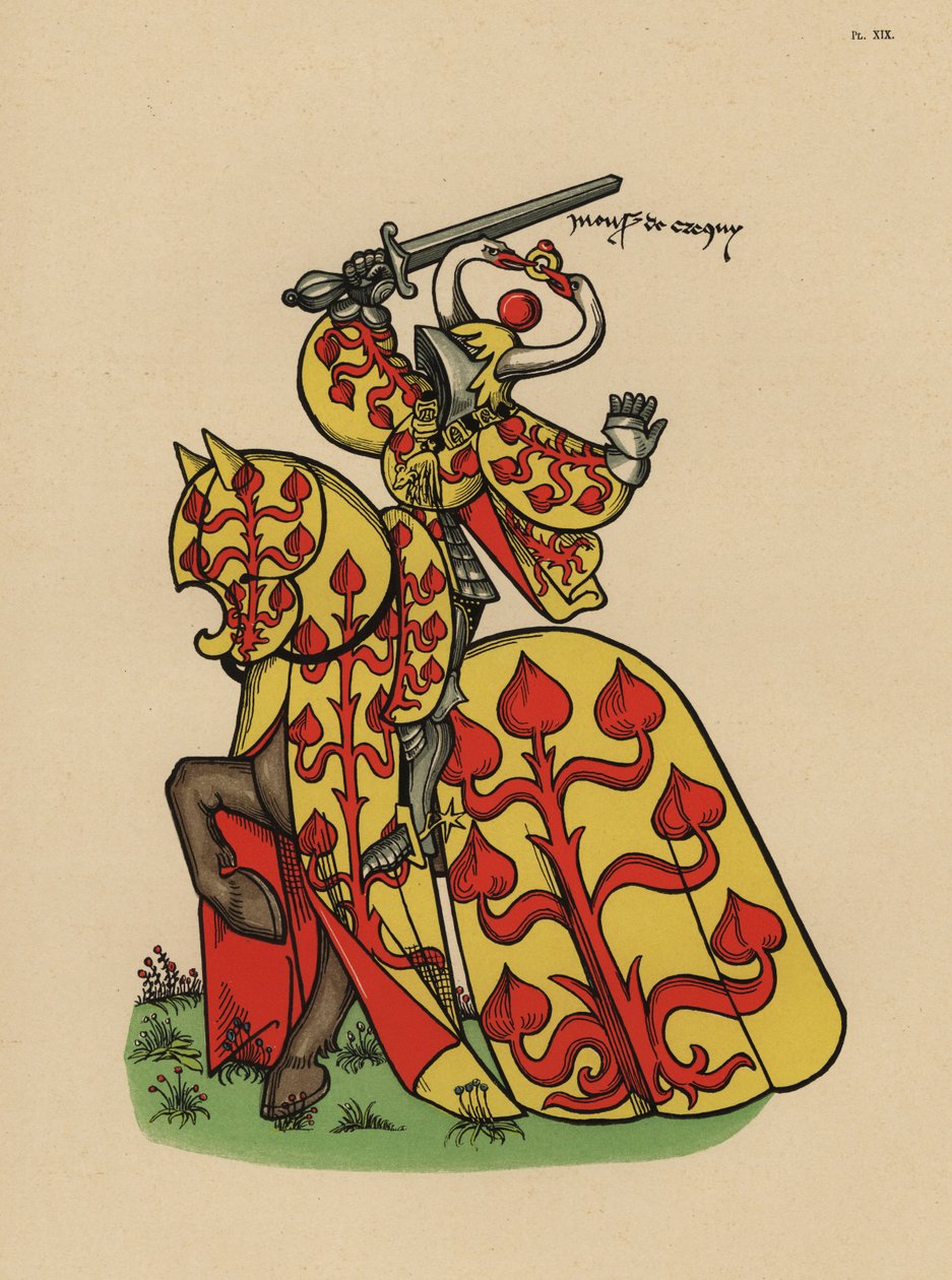 Jean V de Crequy, seigneur de Crequy, kammarherre hos hertigen av Bourgogne av John Pardon