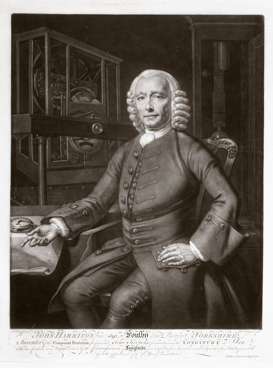 John Harrison, engelsk uppfinnare och horolog av Frederick (attr. to) Barnard