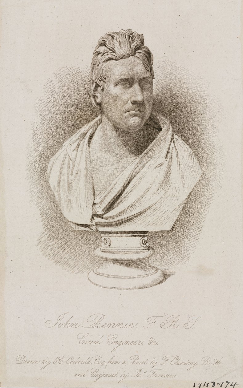 John Rennie, skotsk civilingenjör, ca 1810-talet av Frederick (attr. to) Barnard