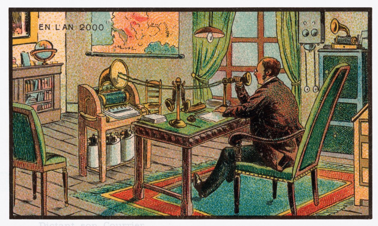 Postupptagning på grammofon, ca 1910 av . .
