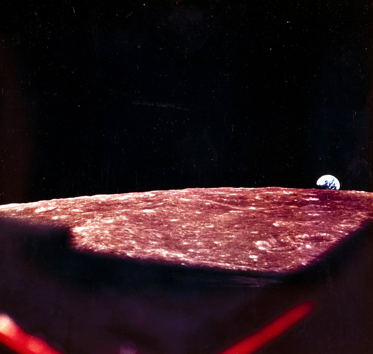 Bemannad rymdflygning, USA, Apollo, General Earthrise över månen av Frederick (attr. to) Barnard