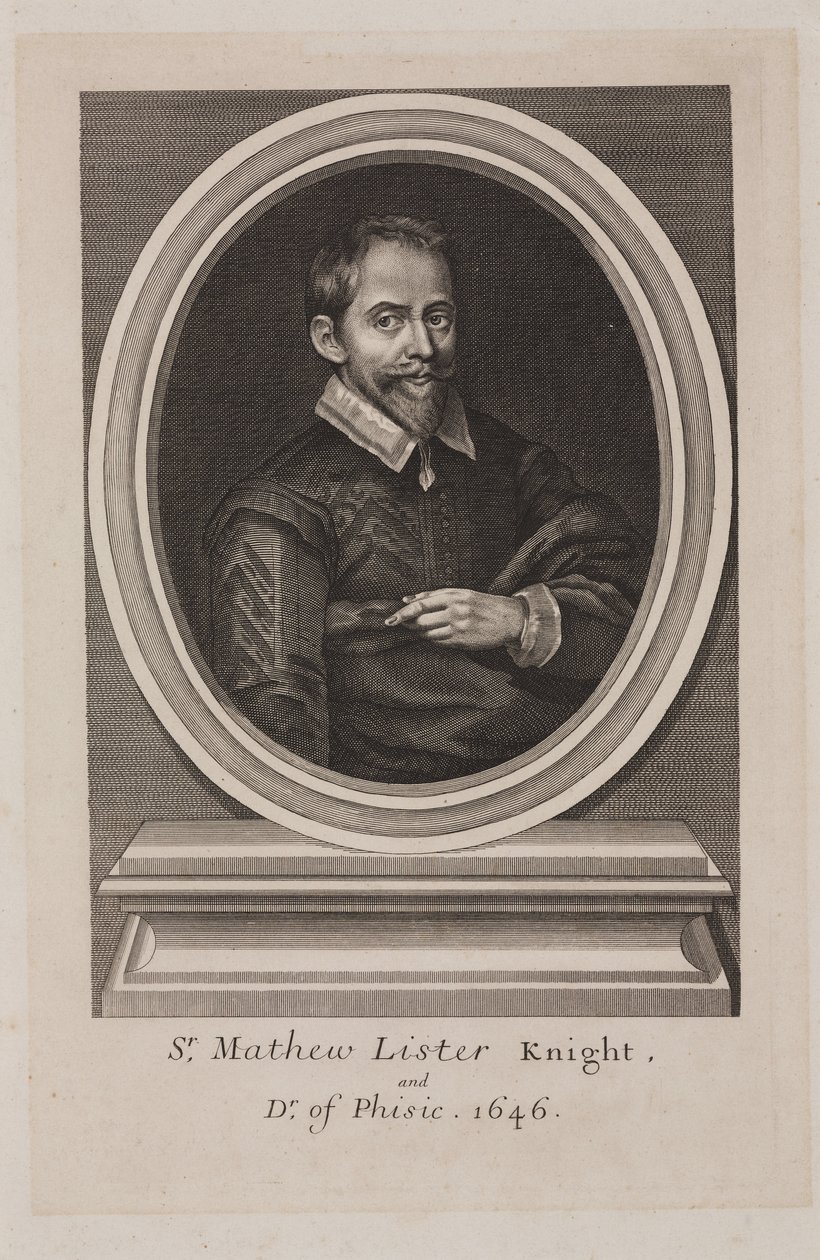 Matthew Lister, engelsk läkare av Frederick (attr. to) Barnard
