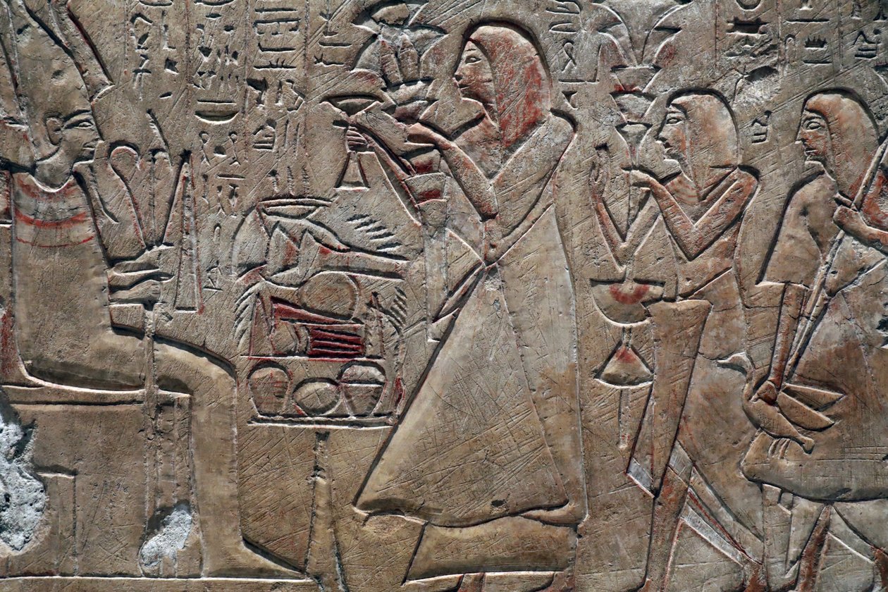 Muse des Beaux-Arts, Lyon, Frankrike Fine Art museum, Lyon, Frankrike Huyu ger erbjudanden till Osiris av John Pardon