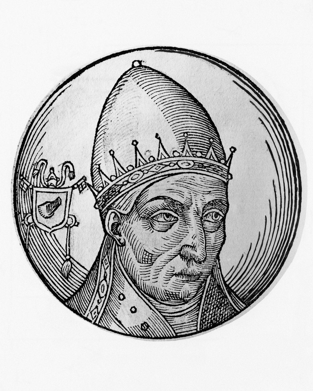 Porträtt av Alexander II (Anselmo da Baggio, cirka 1010-1073) av William Walcutt