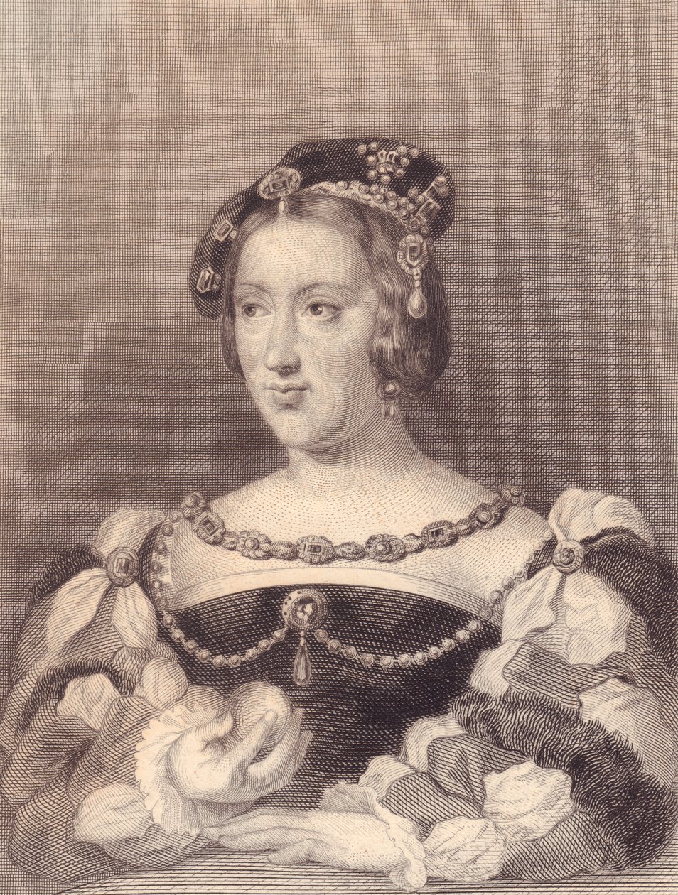Porträtt av Isabella d