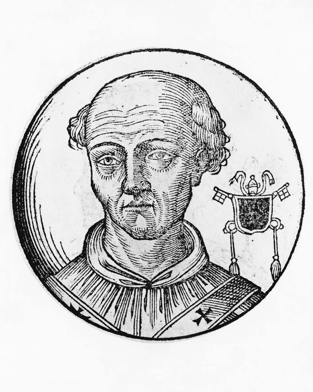 Porträtt av Johannes XII (Octavianus av Tusculum, cirka 937-964) av William Walcutt