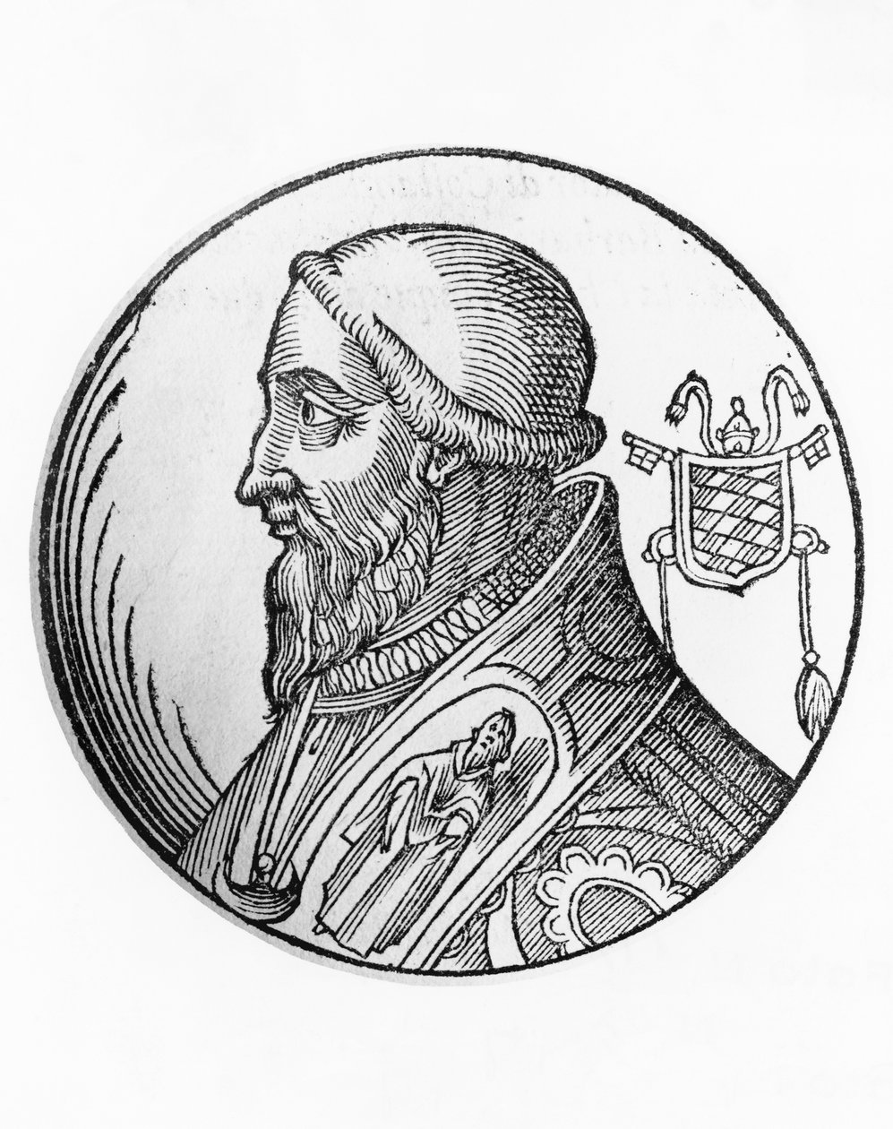 Porträtt av Victor II (Gebhard von Calw-Dollnstein-Hirschberg, cirka 1017-1057) av William Walcutt