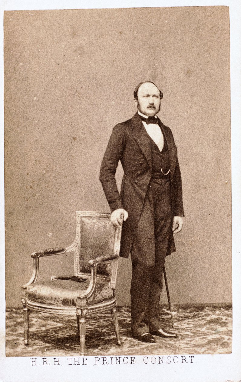 Prins Albert, gemål till drottning Victoria, ca 1860 av Frederick (attr. to) Barnard