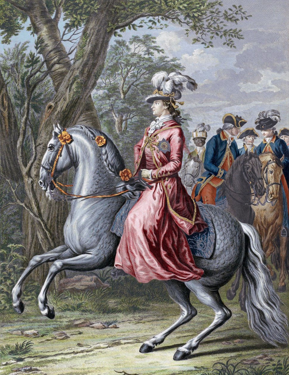 Prinsessan Wilhelmina av Preussen, prinsessan av Orange. Porträtt. av . .