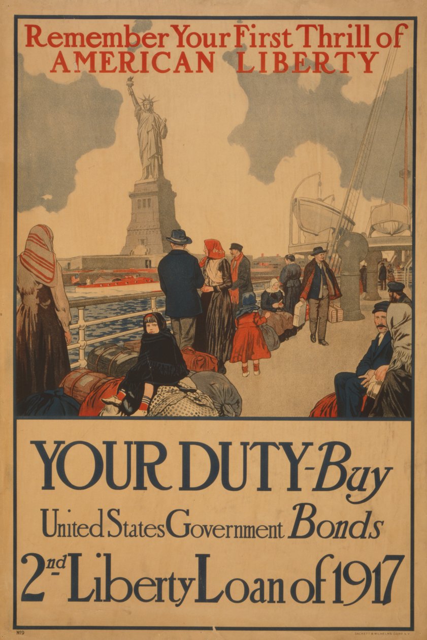 Kom ihåg din första Thrill of American Liberty Your Duty, Köp amerikanska statsobligationer, 2nd Liberty Loan of 1917 av . .