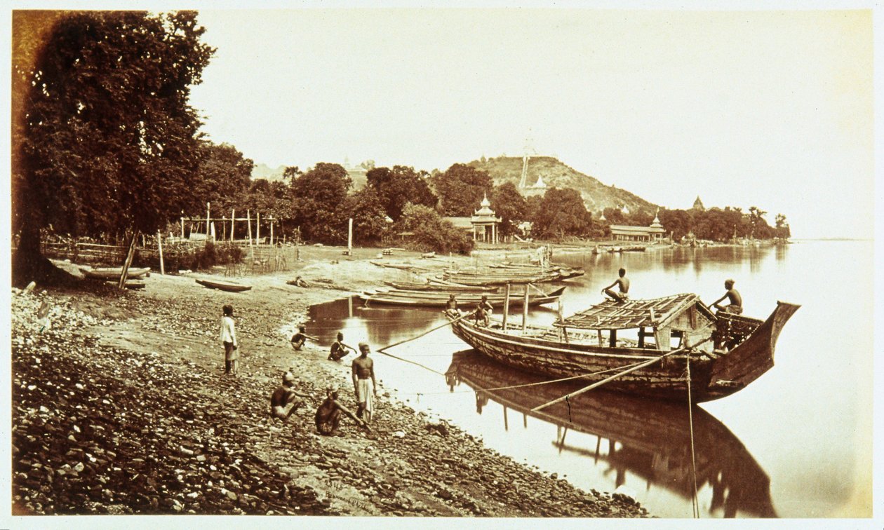 Sagain från floden, ca 1876 av John Pardon