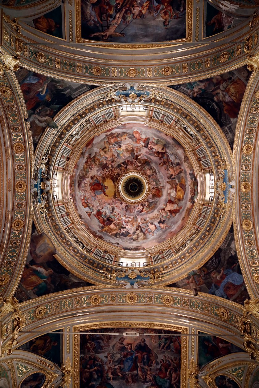 San Donato kyrka. Fresk. Genua. Italien. av . .