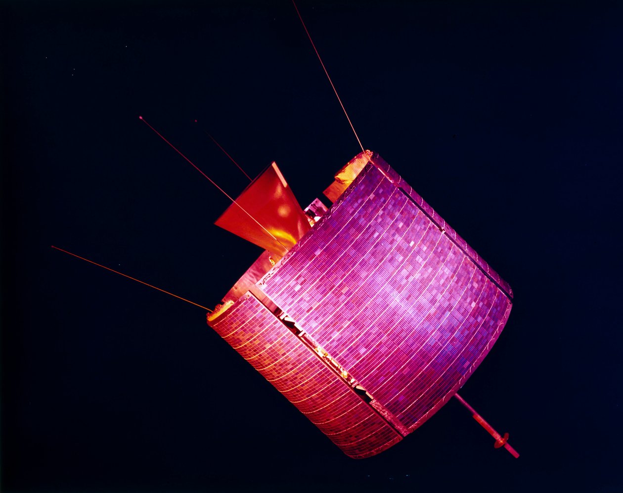 Satelliter, militär, USA Early Bird-satelliten av Ferdinand Georg Waldmuller