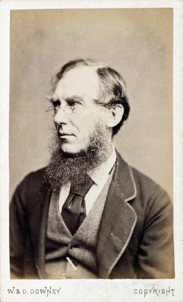 Sir Joseph Dalton Hooker, brittisk botaniker, sent 1800-tal av Ferdinand Georg Waldmuller