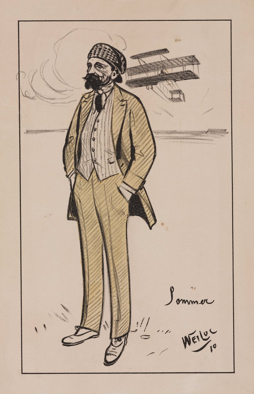 Sommar, flygman av Frederick (attr. to) Barnard