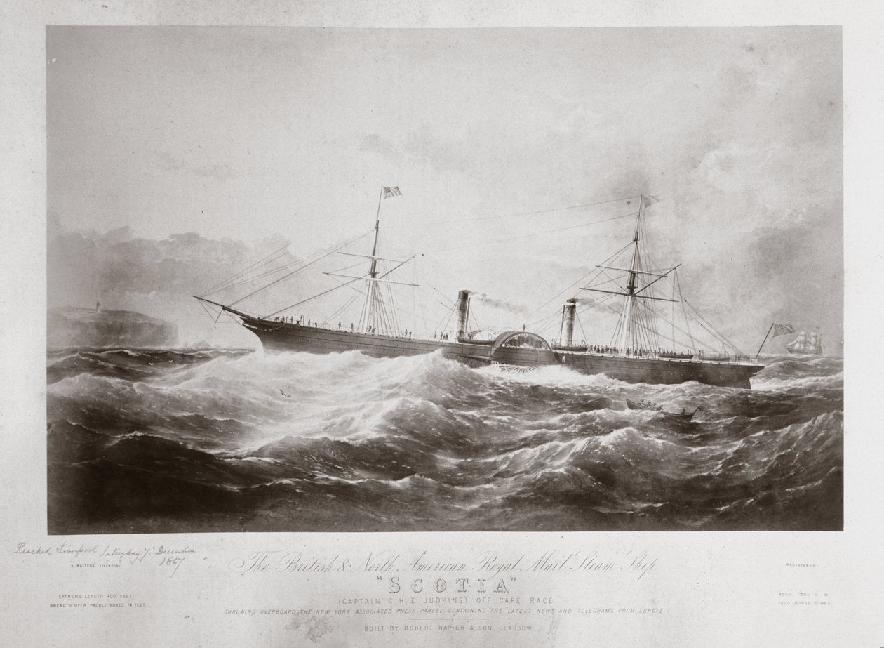 Det brittiska och nordamerikanska Royal Mail Steam Ship 