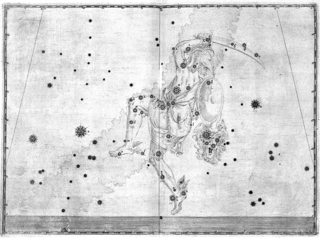 Stjärnbilden Perseus av Frederick (attr. to) Barnard