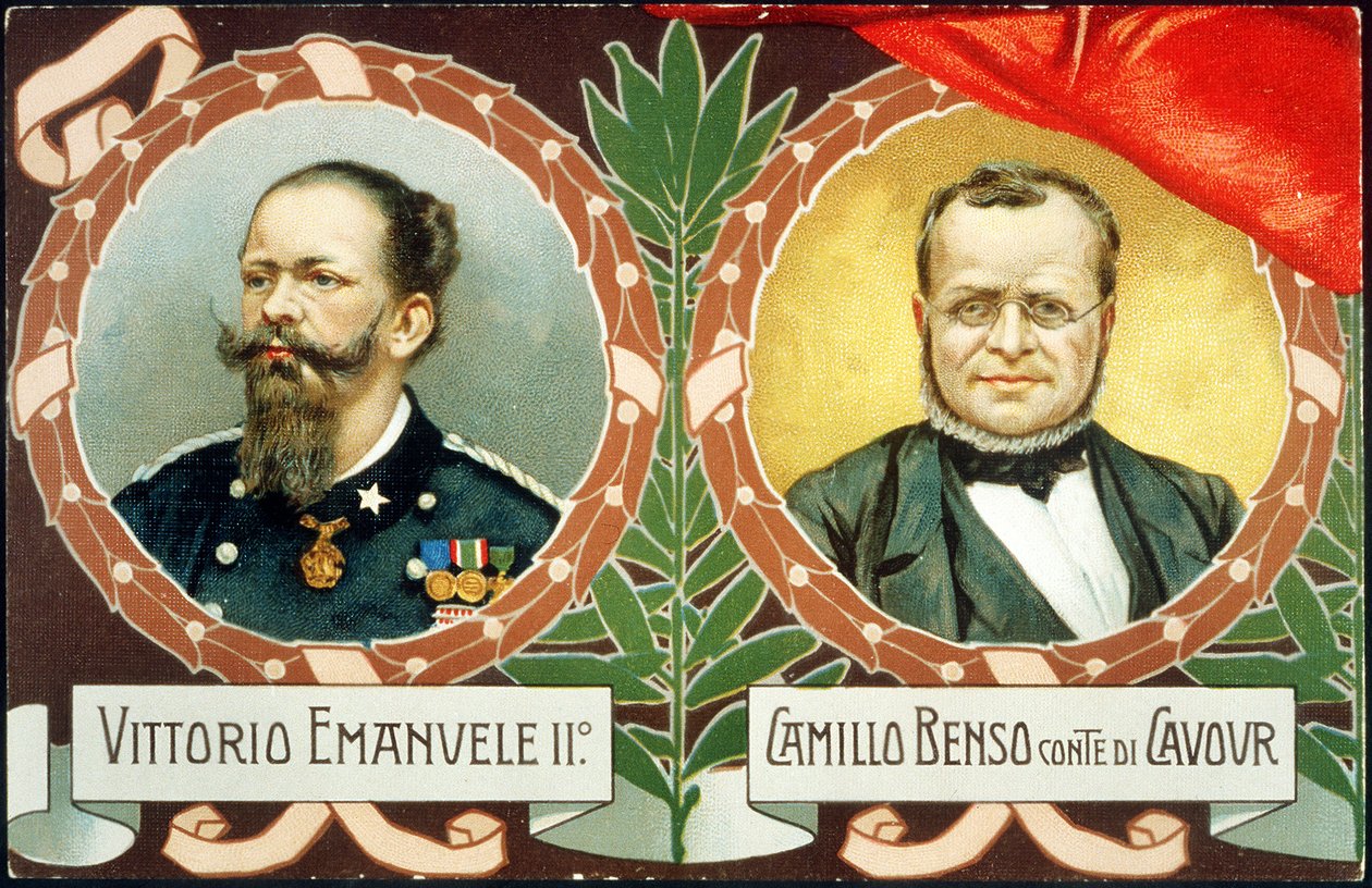 VITTORIO EMANUELE II OCH CAVOUR 1911 av . .