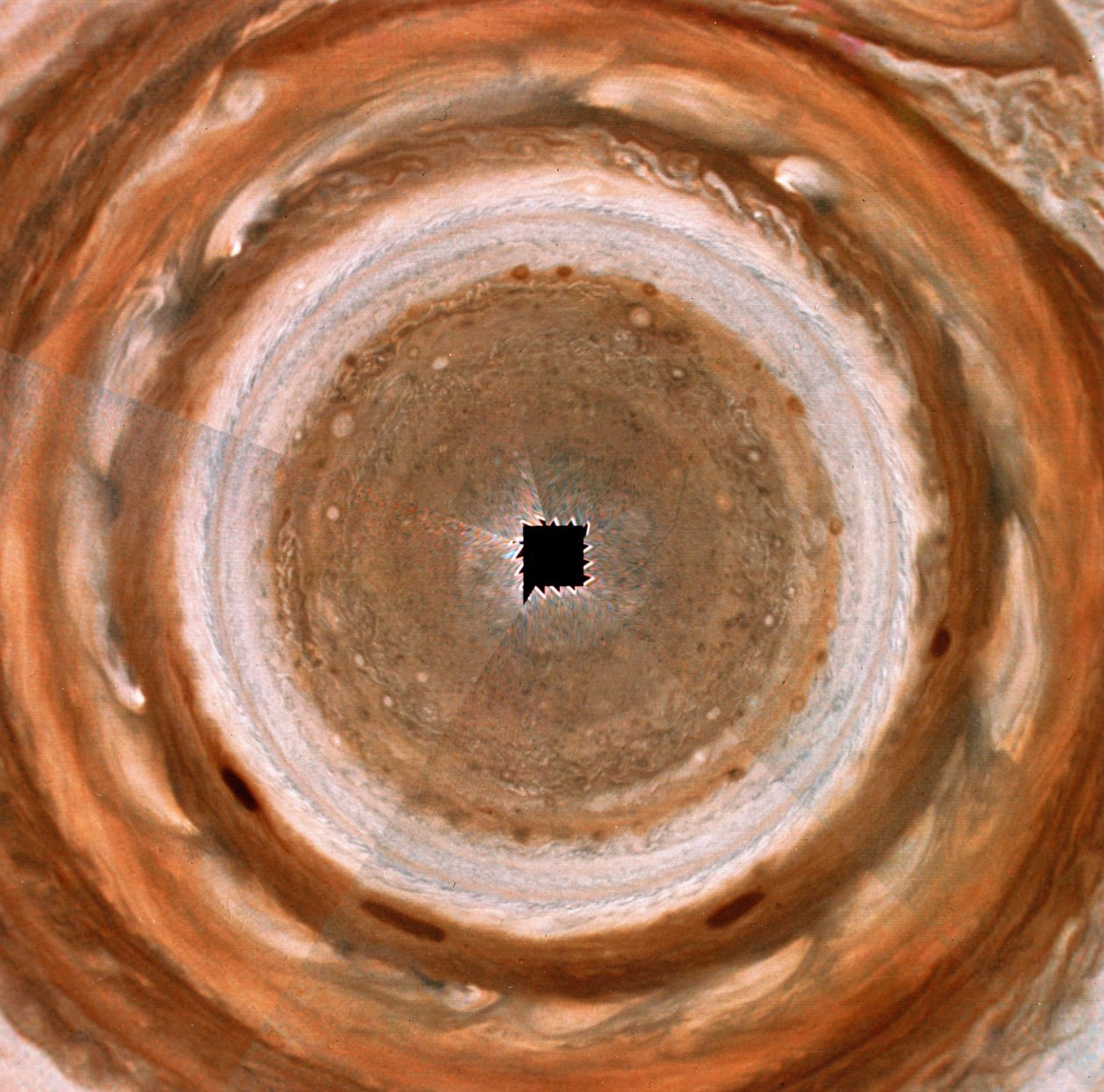 Utsikt över Jupiters nordpol av Frederick (attr. to) Barnard