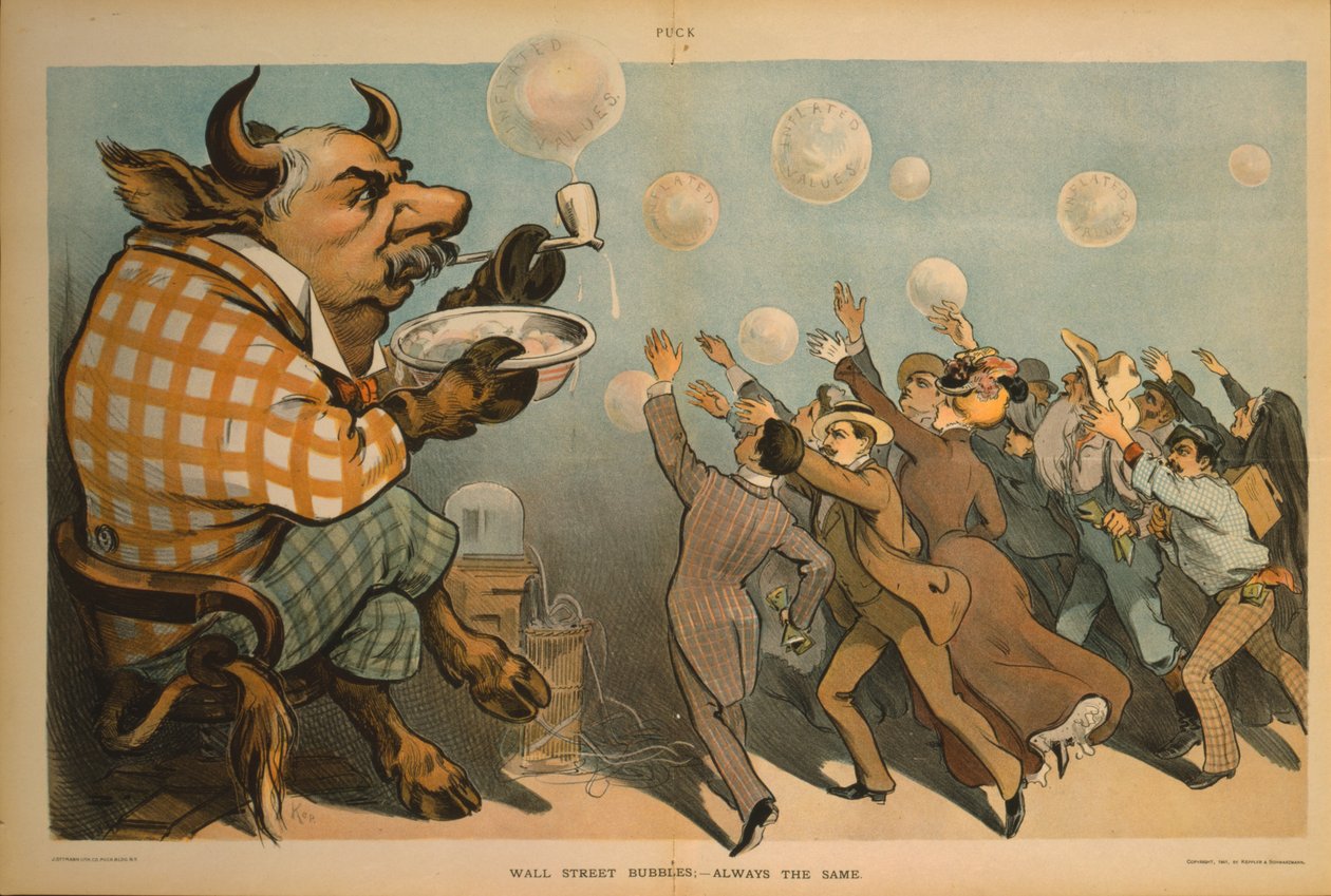 Wall Street bubblor, alltid samma av . .