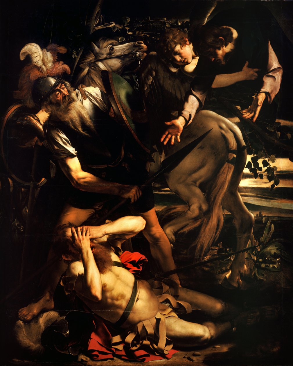 Sankt Paulus omvändelse av Michelangelo Merisi da  Caravaggio