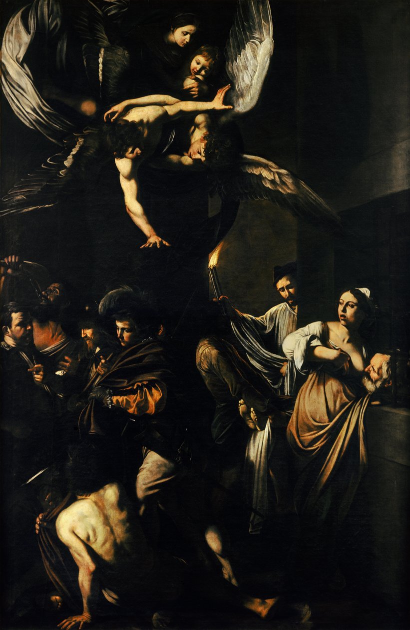 Barmhärtighetens sju verk av Michelangelo Merisi da  Caravaggio