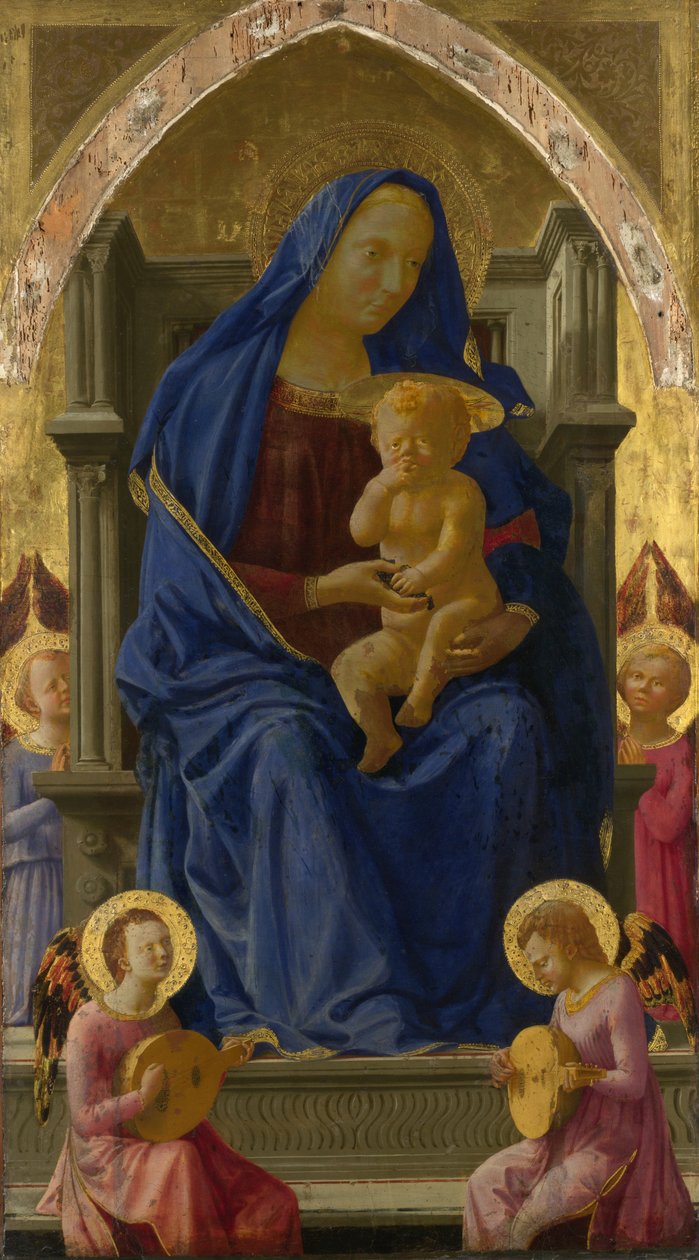 Madonna och barn av Masaccio