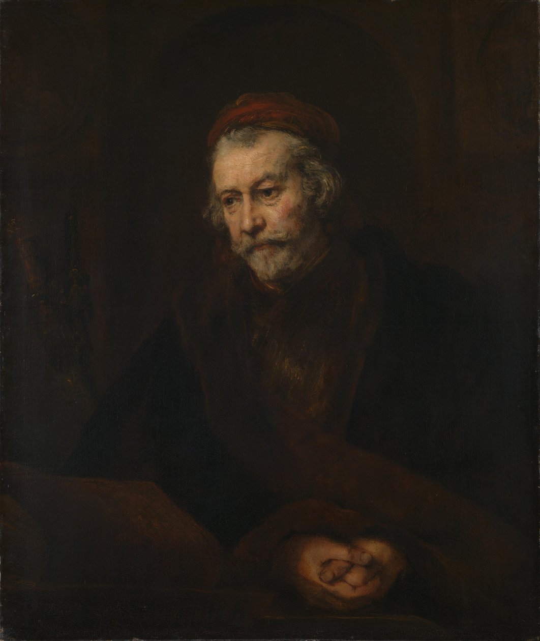 Porträtt av en man som aposteln Paulus av Rembrandt van Rijn