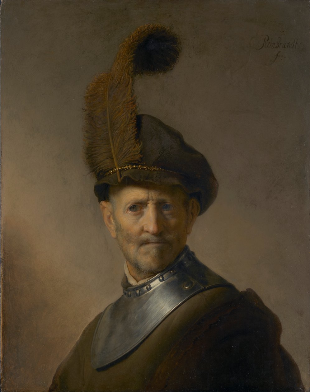 Porträtt av en man, kanske Rembrandts far, Harmen Gerritsz van Rijn Redigera detta på Wikidata av Rembrandt
