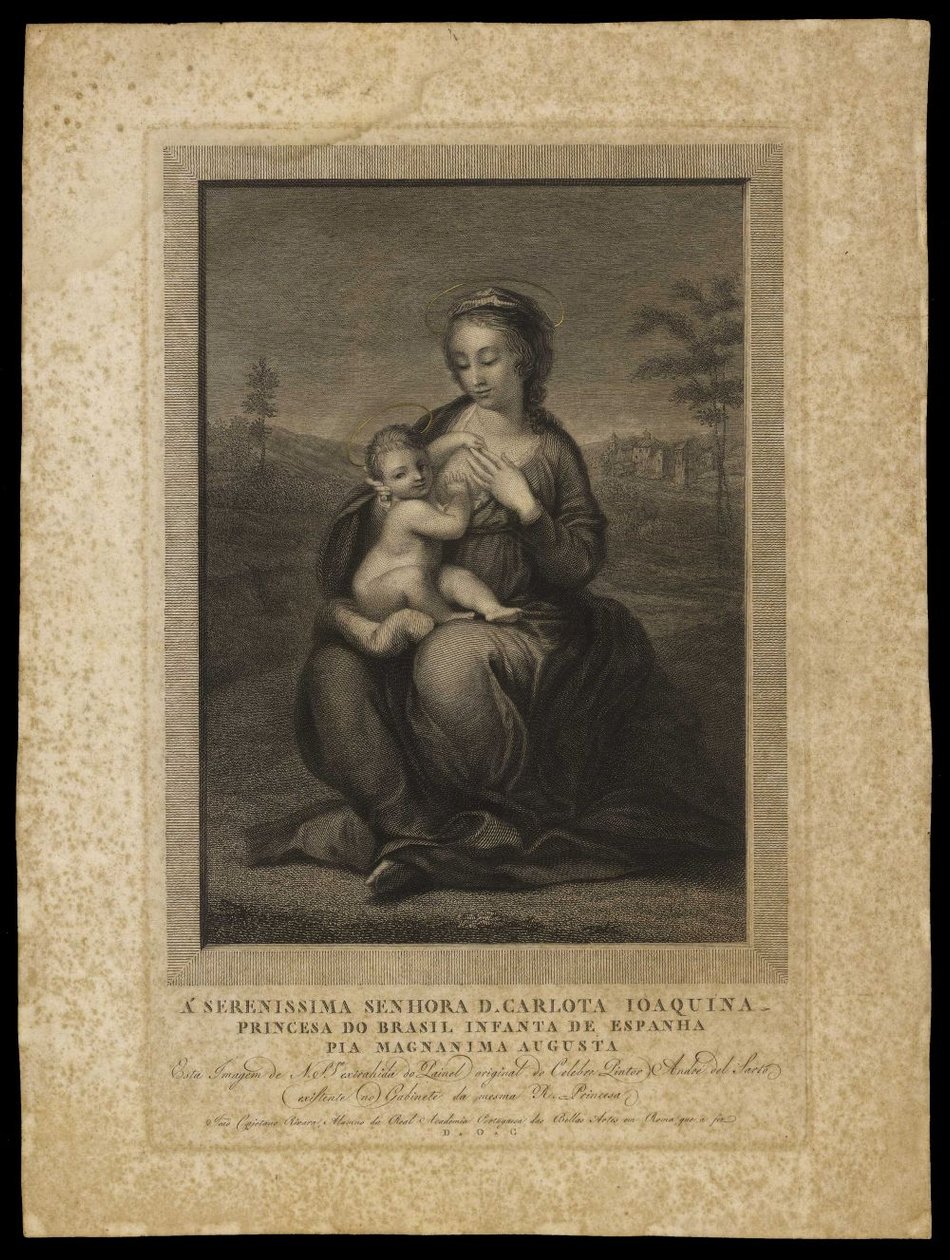 Madonna and Child av Andrea del (after) Sarto