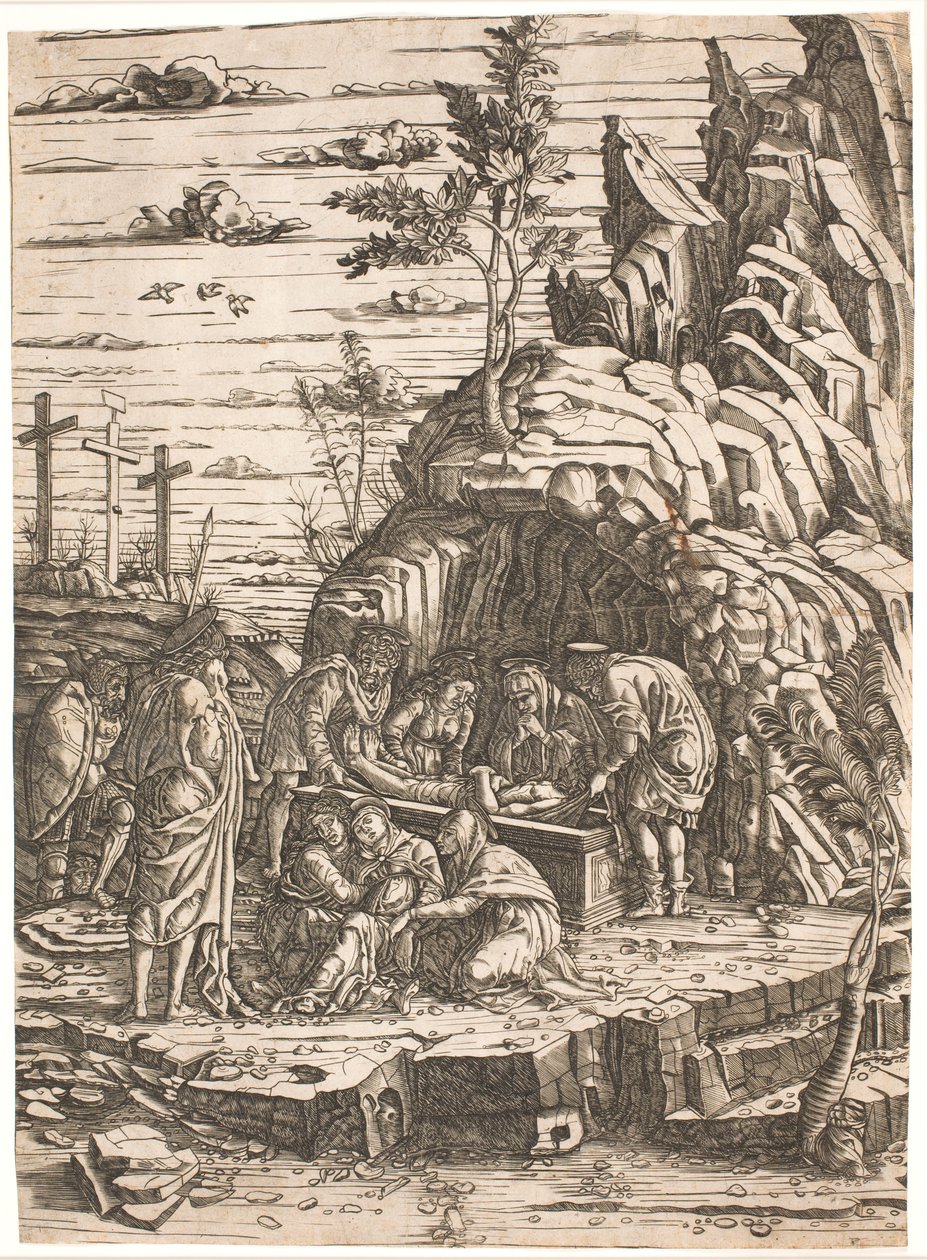 Begravningen av after Andrea Mantegna