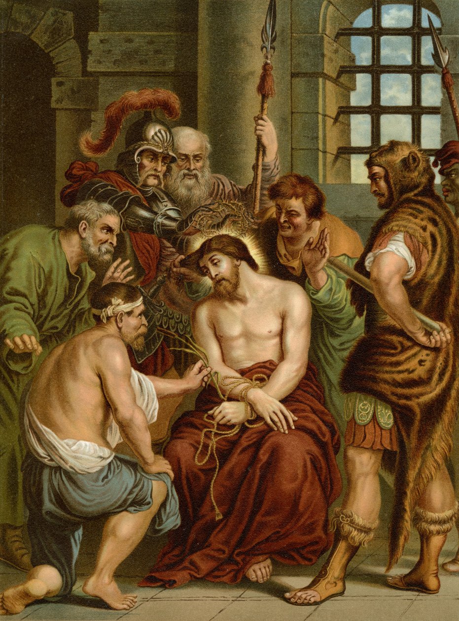 Kristus hånade av after Anthony van Dyck