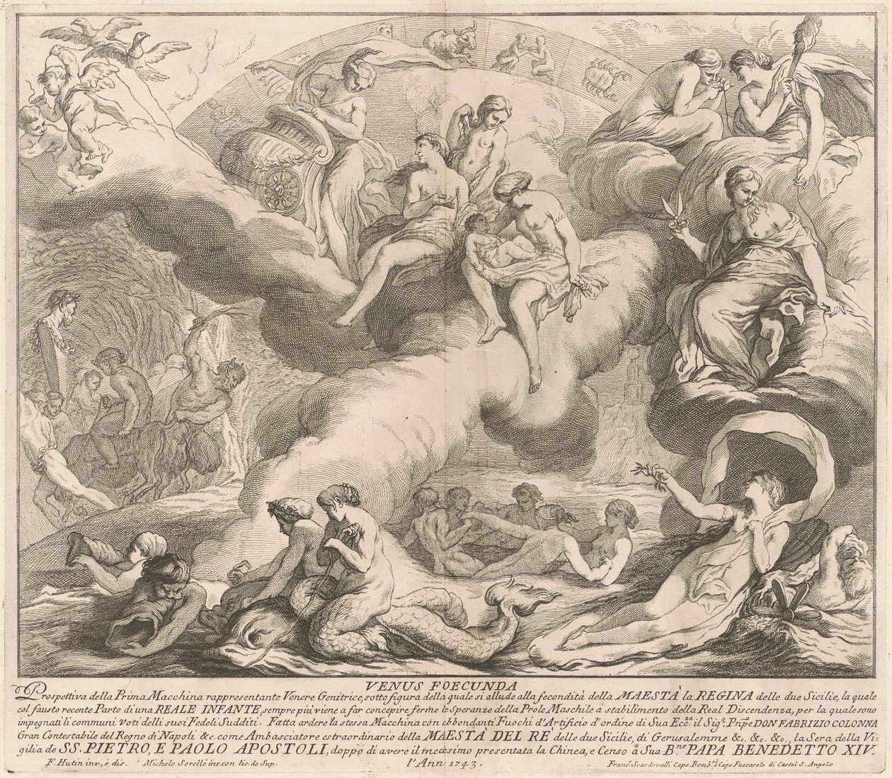 Prima Macchina för Kina 1743: Venus Genetrix av after François Hutin Miguel de Sorellò