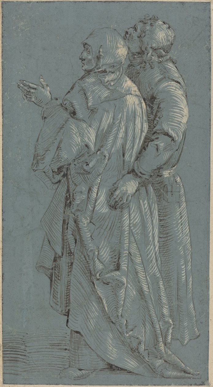 Jungfrun och Sankt Johannes av after Hans Baldung Grien