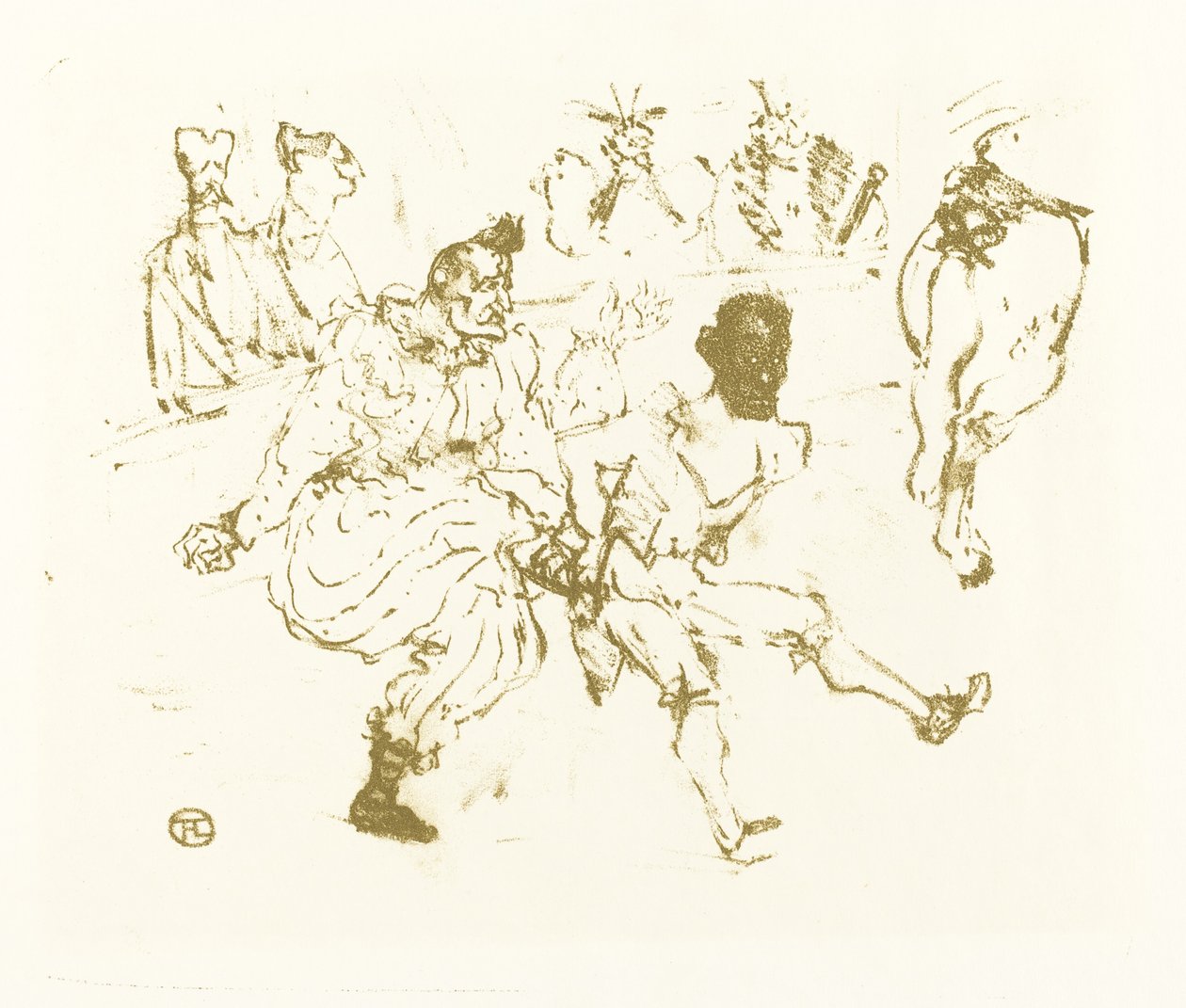 Footit och Chocolat (Footit et Chocolat) av after Henri de Toulouse Lautrec