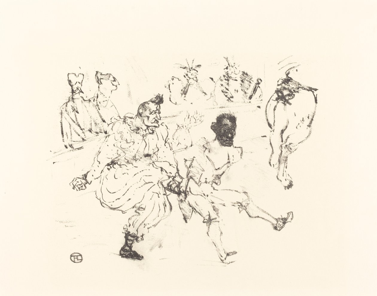 Footit och Chocolat (Footit et Chocolat) av after Henri de Toulouse Lautrec
