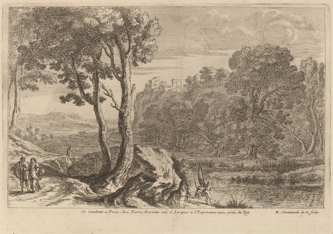 Fiskarna av after Herman van Swanevelt