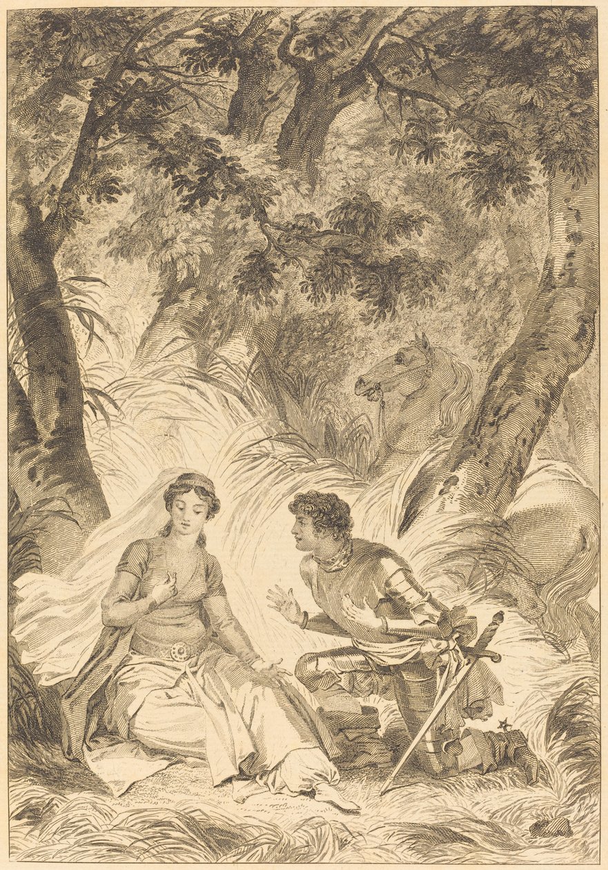Bruden till kungen av Garbe: Riddaren av after Jean Honoré Fragonard