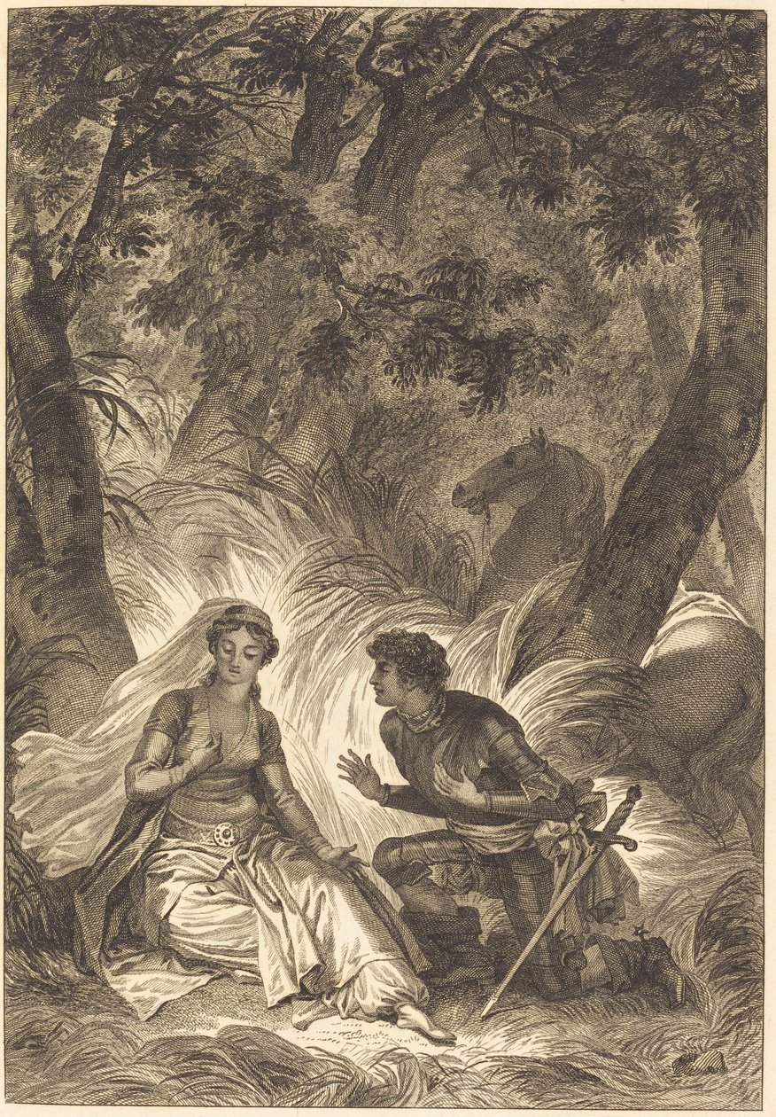 Bruden till kungen av Garbe: Riddaren av after Jean Honoré Fragonard