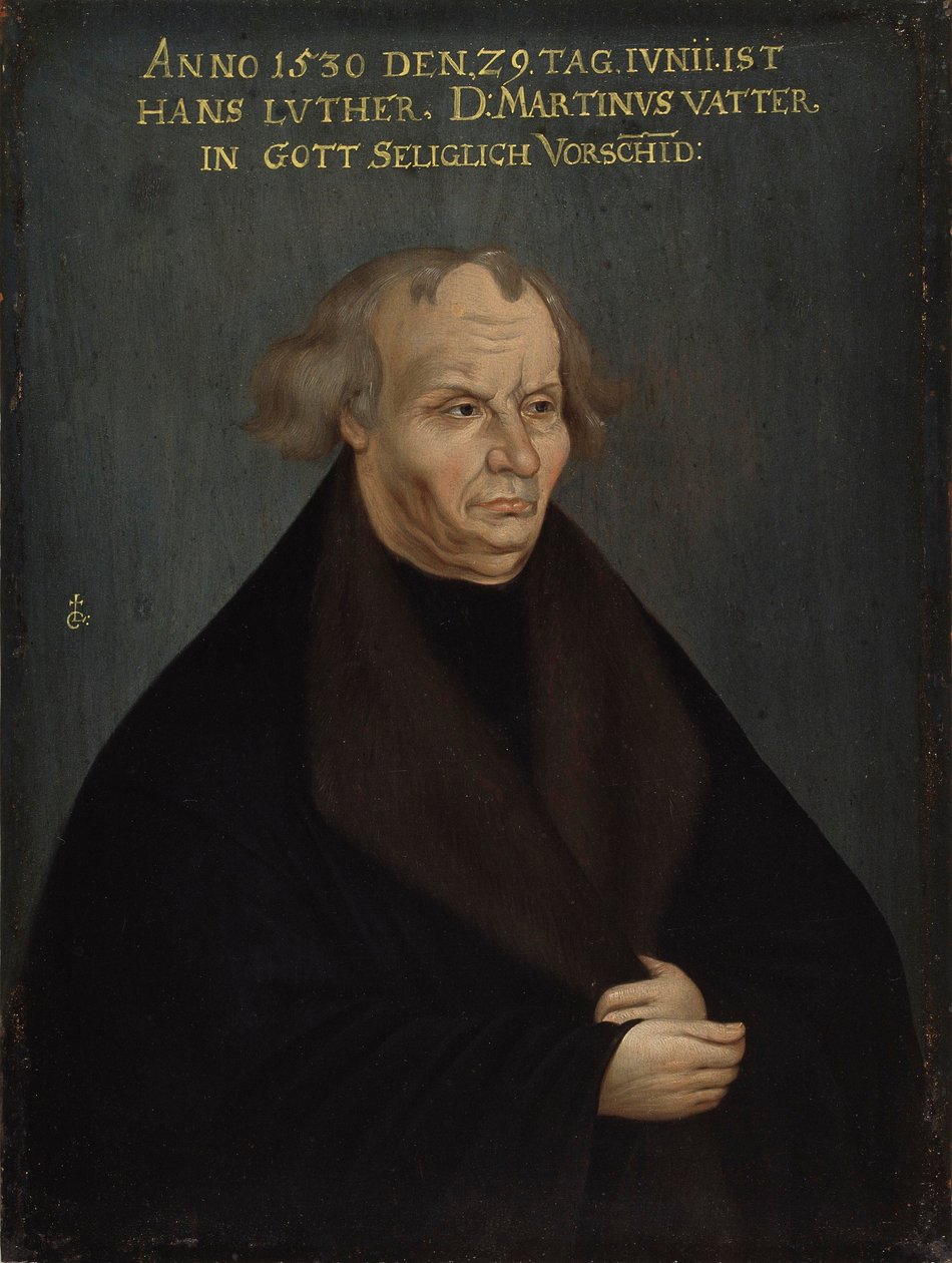 Porträtt av Hans Luther, ca 1700 av after Lucas Cranach the Elder