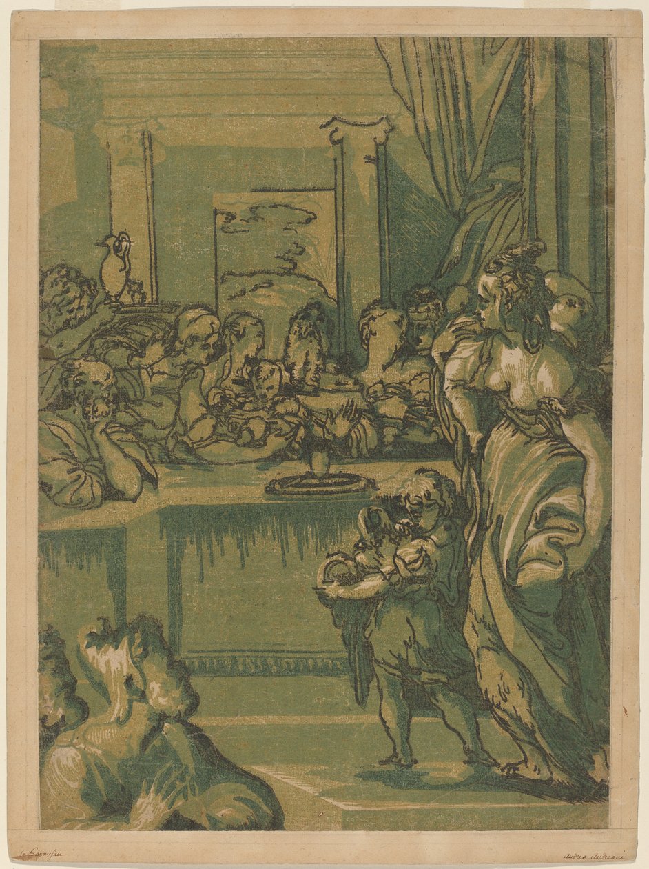 Presentationen i templet av after Parmigianino after Giuseppe Porta