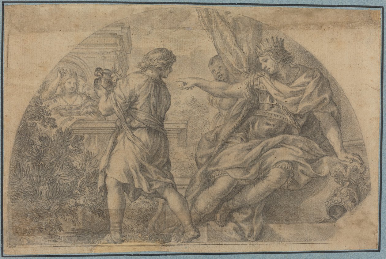 Masinissa och Sophonisba av after Pietro da Cortona