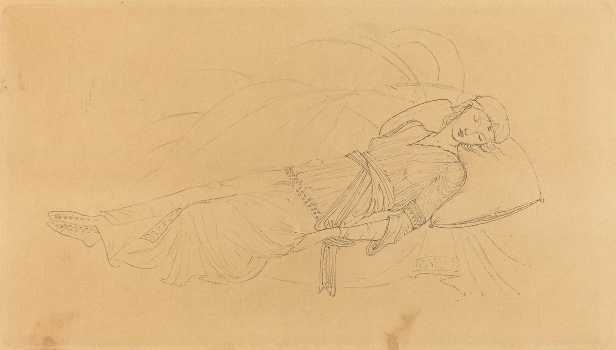 Törnrosa av after Sir Edward Coley Burne Jones