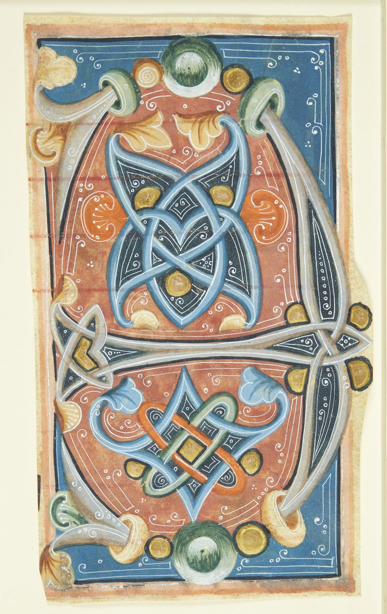 Utsmyckad initial E av after Ubekendt