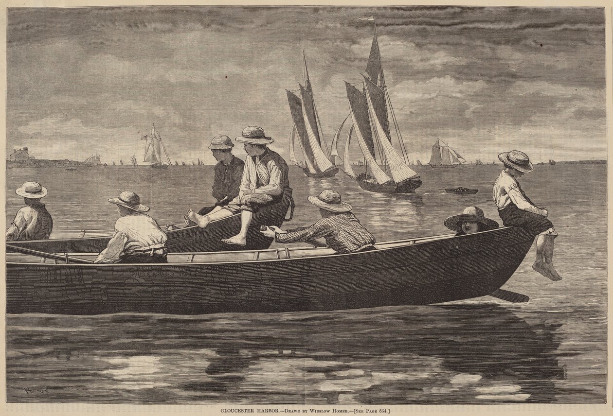 Gloucesters hamn av after Winslow Homer
