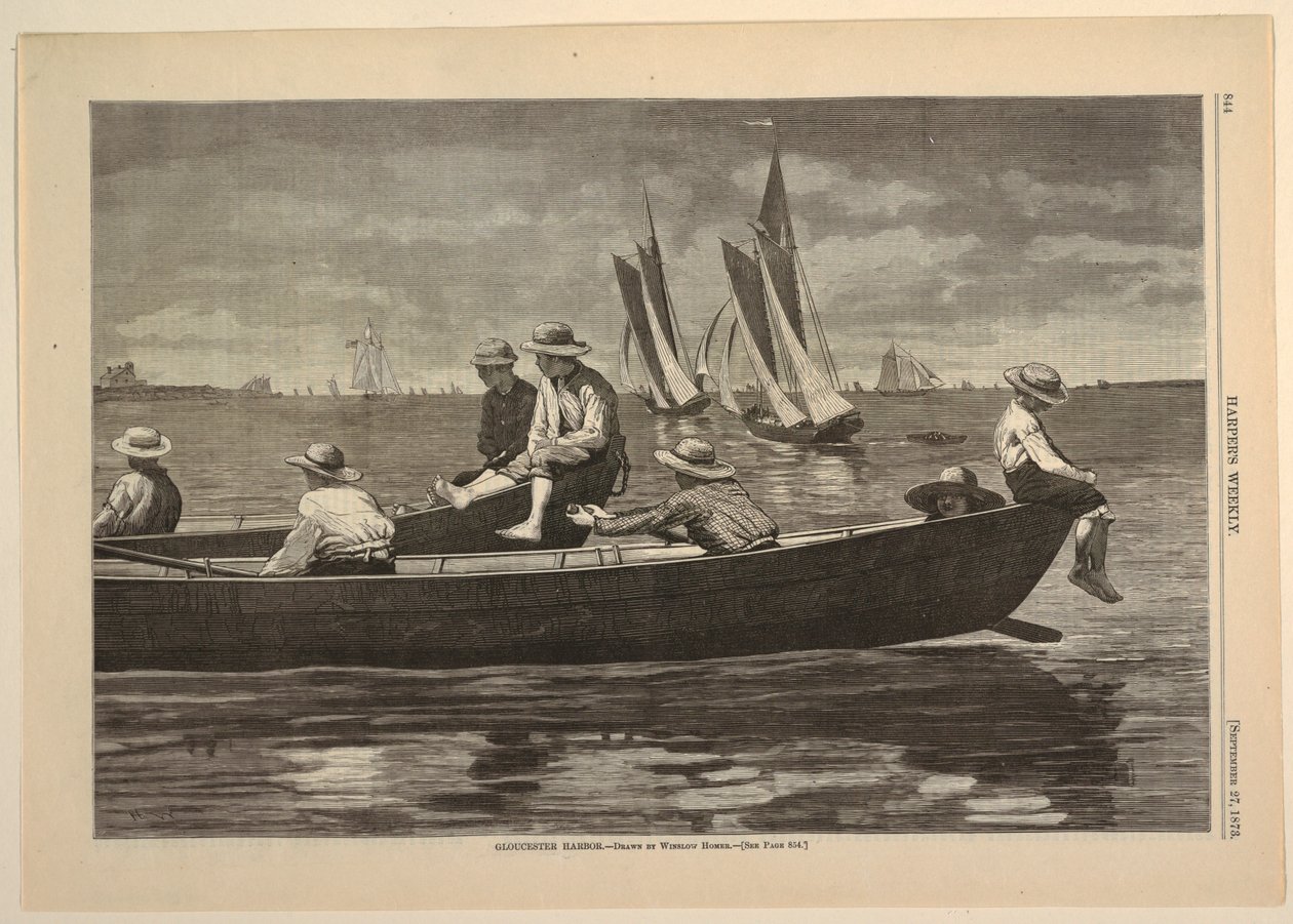 Gloucester Harbor, från Harper
