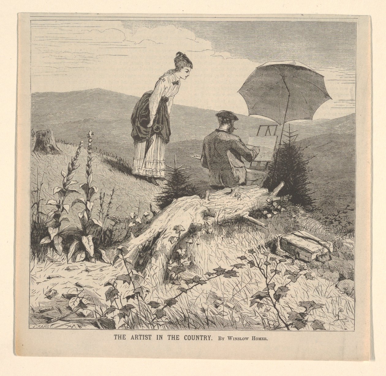 The Artist in the Country, från Appletons