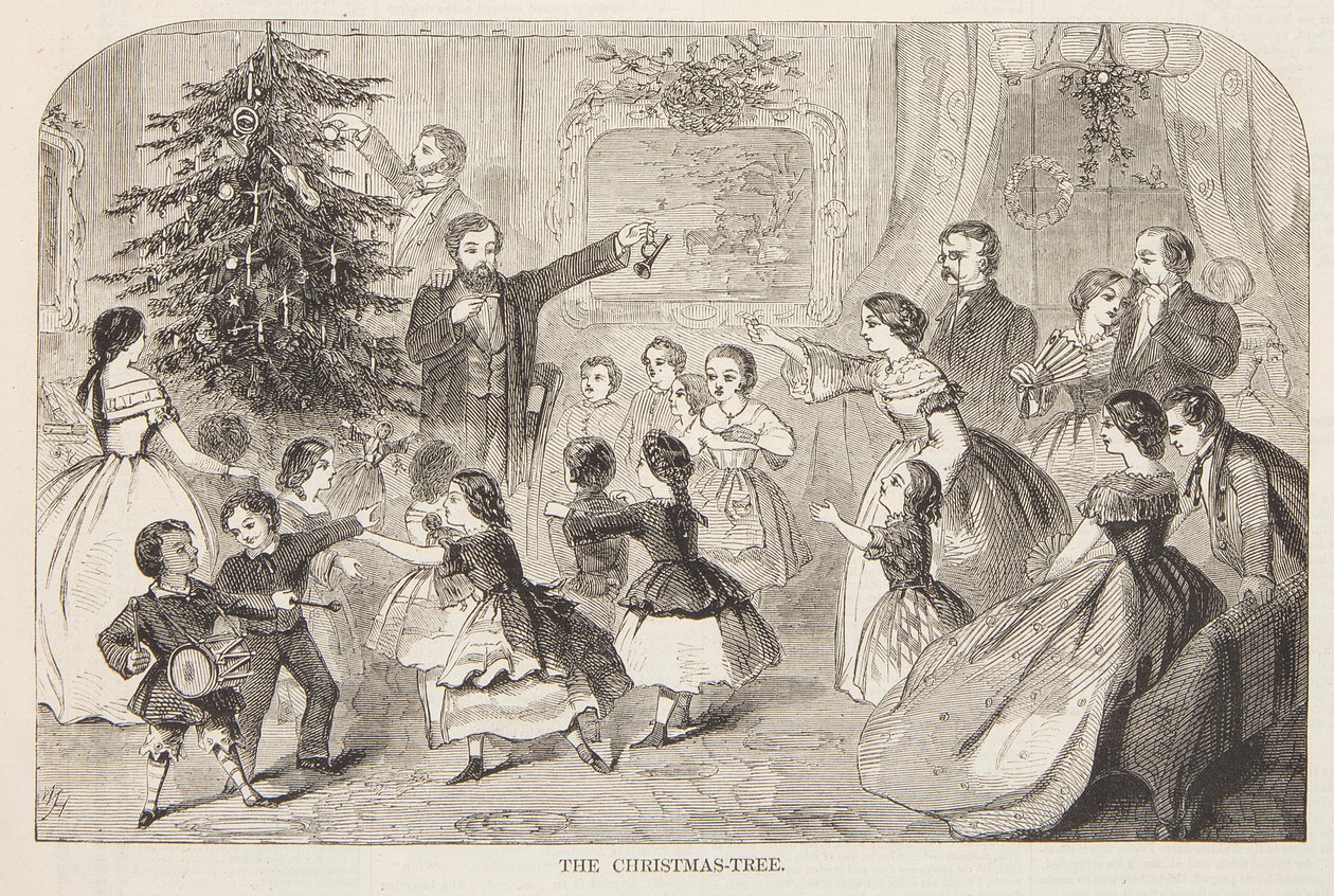 Julgranen av after Winslow Homer